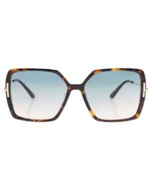Tom Ford Eyewear Square Frame Sunglasses - White