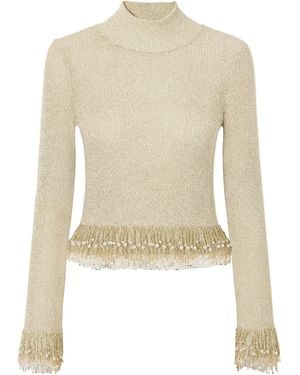 Jonathan Simkhai Tali Long-Sleeve Knit Top - White