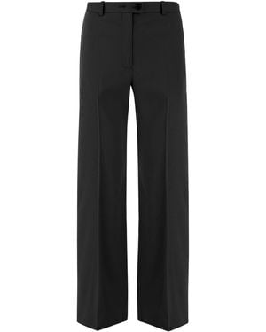 Jil Sander Casual Pants With Belt Loops - Black
