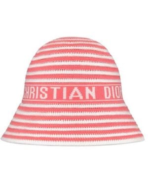 Dior Iviera D-Tulipe Small Brim Cloche - Pink