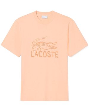 Lacoste Slimfit Simple Tshirt - Pink