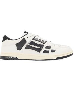 Amiri Lace-Up Low-Top Sneakers - White