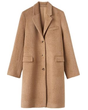 TOTEME Totême Collared Button-Up Coat - Brown
