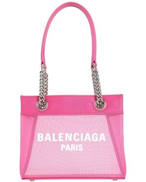Balenciaga Logo Tote Bag - Pink