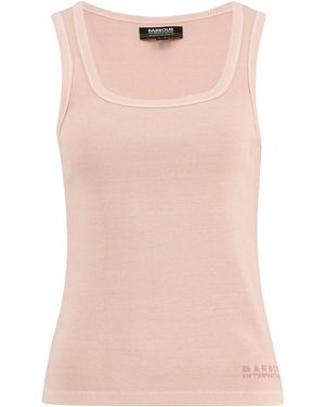 Barbour Embroidered Logo Vest - Pink