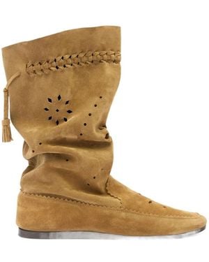 Isabel Marant Tassel-Detailed Welky Boots - Brown