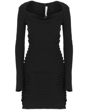 Dion Lee Pleated Dress - Black