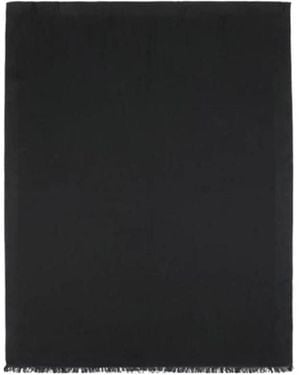 Armani Collezioni Logo Scarf - Black