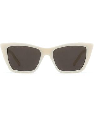 Saint Laurent Eyewear Sl 276 Mica Cat-Eye Sunglasses - Gray