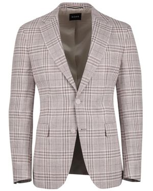 BOSS Long-Sleeved Suit Jacket - Grey