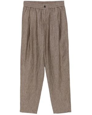 Giorgio Armani Relaxed Pull-On Trousers - Grey