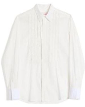 Valentino Button-Up Long-Sleeved Shirt - White
