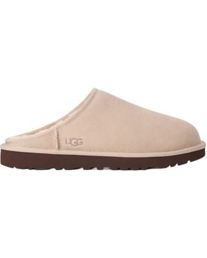 UGG Logo-Debossed Suede Slippers - Multicolour