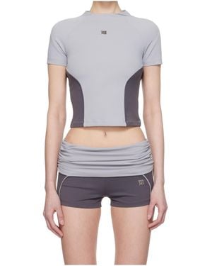 MISBHV Stretch Nylon Jersey Sport T-Shirt - Blue