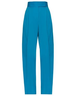 The Attico The Gary High Waist Pants - Blue