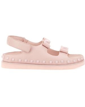 Ash Logo Flat Sandals - Pink