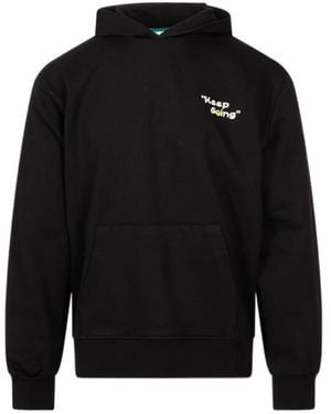 Barrow Teddy Bear Printed Hoodie - Black