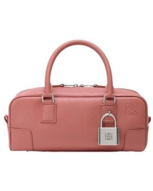 Loewe Amazona 23 Padlock-Detail Tote Bag - Pink