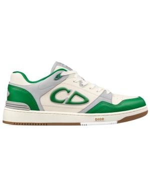 Dior Lace-Up Low-Cut Casual Shoes - Green