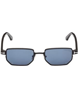 Tom Ford Eyewear Geometric Frame Sunglasses - Blue