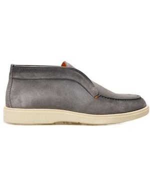 Santoni Suede Desert Boots - Grey