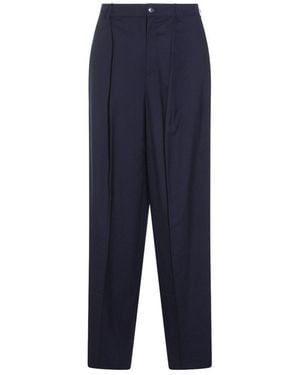 AYA MUSE Pleated Trousers - Blue
