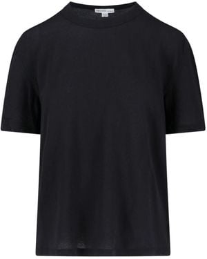 James Perse Crew Neck Short-Sleeved T-Shirt - Black