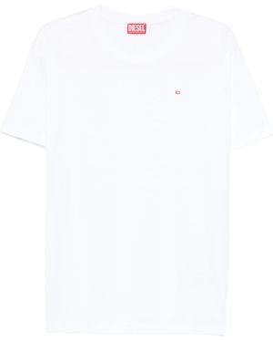 DIESEL T Norm Microdiv Logo T-Shirt - White