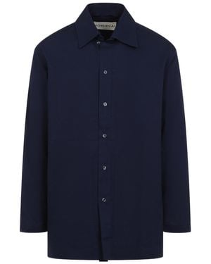 Mordecai Pocket Collar Shirt - Blue