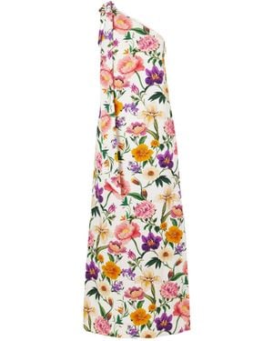 Borgo De Nor Elegant Satin Dress - White