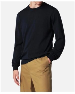 Roberto Collina Crew Neck Knit Sweater - Blue