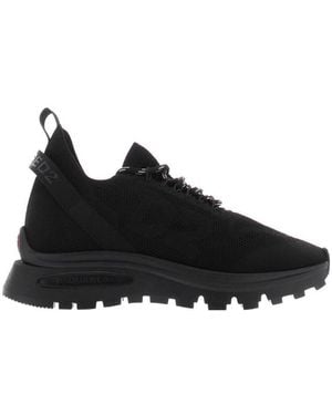 DSquared² Run Ds2 Lace-Up Trainers - Black