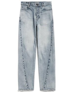 Balenciaga Twisted Seam Jeans - Blue