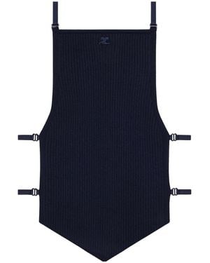 Courreges Sleeveless Vest - Blue