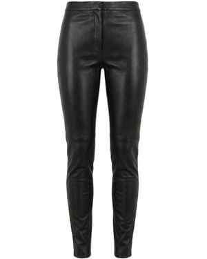 Gucci Light Stretch Leather Skinny Trousers - Black
