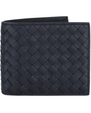 Bottega Veneta Folding Wallet - Blue