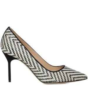 Manolo Blahnik Bb Pointed Toe Court Shoes - Metallic