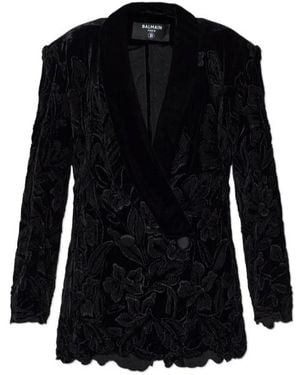 Balmain Long-Sleeve Casual Jacket - Black