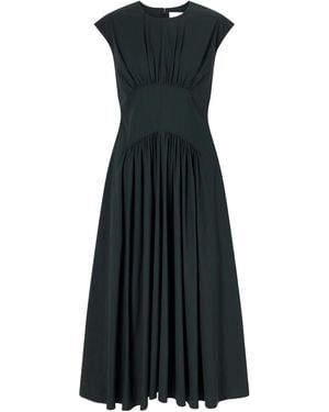 Proenza Schouler Cotton-Blend Midi Dress - Black