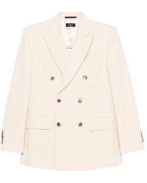 Wardrobe NYC Double-Breasted Blazer - Natural