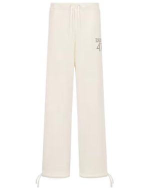 Dior Logo Logo Sweatpants - White