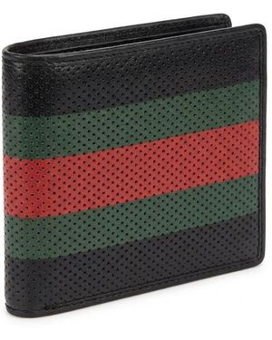 Gucci Mesh Colour Matching Wallet - Red