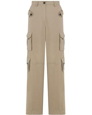 Dior Christian Pocket Detailed Cargo Trousers - Natural