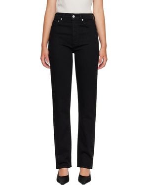 Agolde 90's Pinch Cotton Jeans - Black