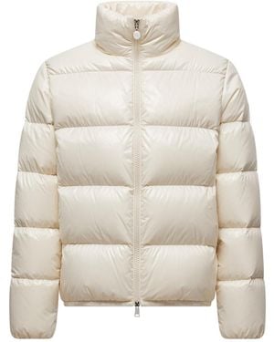 Moncler Abbadia Short Down Jacket - White