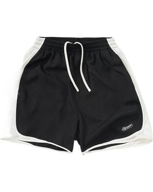Represent Elastic Waist Shorts - Black