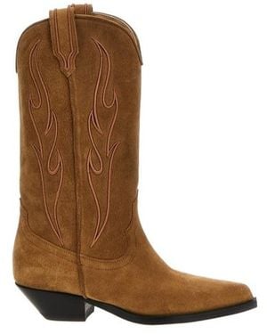 Sonora Boots Santa Fe Western Boots - Brown