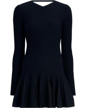 KHAITE Mamie Backless Dress - Blue