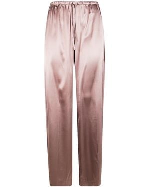 Dries Van Noten Elastic Waist Casual Pants - Pink