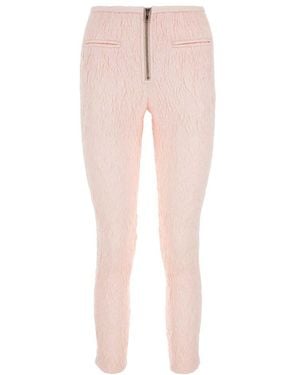 Isabel Marant Buttonless Pernel Printed Pants - Pink